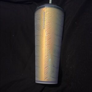 Starbucks Iridescent Tumbler with matching Straw (24 oz. Cold)